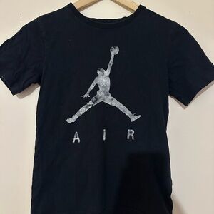 Jordan Black and White Kids Short Sleeve Tee